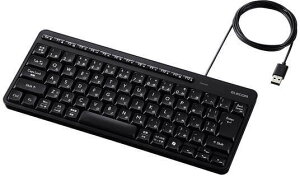 ELECOM �G���R�� �L�[�{�[�h/�L��/�É�/�~�j�T�C�Y/�����u������/�u���b�N TK-QT11MUMBK