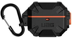 Urban Armor Gear UAG PATHFINDER Apple AirPods ��3����p�P�[�X �u���b�N/�I�����W UAG-AP3PF-BK/OR