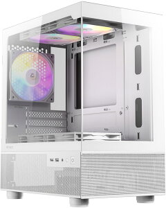 Antec �A���e�b�N Micro-ATX�Ή��~�j�^���[PC�P�[�X RGB�t�@��5�W������ �z���C�g CX200M RGB Elite White