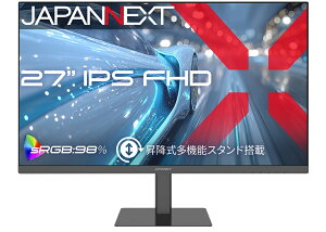 JAPANNEXT �W���p���l�N�X�g �t��HD�Ή� 27�^�t���f�B�X�v���C/HDMI×1�ADP×1/�u���b�N/�X�s�[�J�[/2�N�ۏ� JN-27IPS120F-HSP �P�i�w���̂݉i���ꏤ�i�ł���Ε����w���j �N���W�b�g�J�[�h �����
