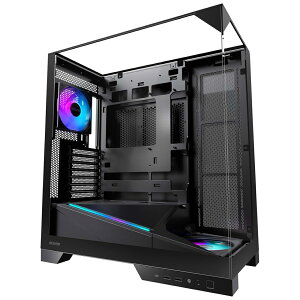 Okinos �O�ʃs���[���XPC�P�[�X ARGB�t�@��2�W������ �u���b�N Aqua 93