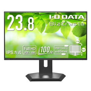 I�EO DATA �A�C�E�I�[�E�f�[�^ �t��HD�Ή� 23.8�^���C�h�t���f�B�X�v���C/HDMI�ADP�AUSB-C�ARJ-45/�u���b�N/�X�s�[�J�[ LCD-C243SMB-F