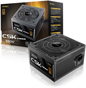 Antec �A���e�b�N 80PLUS BRONZE �F�؎擾�d�����j�b�g 550W CSK550DC