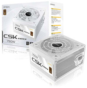 Antec �A���e�b�N 80PLUS BRONZE �F�؎擾�d�����j�b�g 750W CSK750DC White