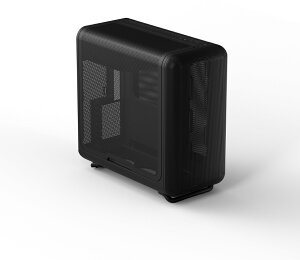 HYTE �Ȗʃ��b�V���p�l������ ���E���h�f�U�C��E-ATX�Ή�PC�P�[�X �u���b�N X50 Air Pitch Black