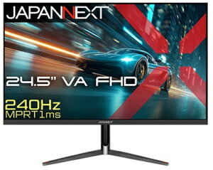 JAPANNEXT �W���p���l�N�X�g �t��HD�Ή� 24.5�^�t���f�B�X�v���C/HDMI×1�ADP×1/�u���b�N/2�N�ۏ� JN-245VG240F