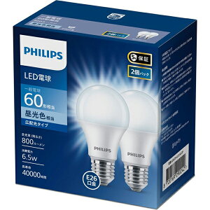 PHILIPS �t�B���b�v�X LED�d��60W�EE26�E2P �����F LDA7D-G/E/K/2P