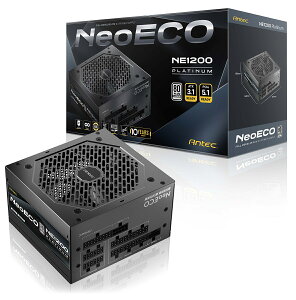 Antec �A���e�b�N 80PLUS PLATINUM �F�؎擾 ���������ϋv�d�����j�b�g 1200W NE1200 PLATINUM ATX 3.1