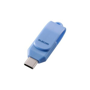 ELECOM �G���R�� USB������/USB3.2(Gen1)/Type-C/��]��/32GB/�u���[ MF-CEU3032GBU