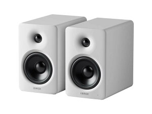 Edifier �G�f�B�t�@�C�A �R���p�N�g�A�N�e�B�u�X�s�[�J�[ 100W Bluetooth HDMIeARC �� �����f�W�^�� AUX USB-C �z���C�g ED-M90-WH