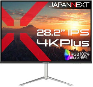JAPANNEXT �W���p���l�N�X�g 4K Plus�Ή� 28.2�^�t���f�B�X�v���C/HDMI×2�ADP×2/�u���b�N/�X�s�[�J�[/2�N�ۏ� JN-282Ei4KP �P�i�w���̂݉i���ꏤ�i�ł���Ε����w���j �N���W�b�g�J�[�h ���������