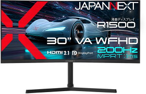 JAPANNEXT �W���p���l�N�X�g WFHD�Ή� 30�^�t���f�B�X�v���C/HDMI×2�ADP×2/�u���b�N/�X�s�[�J�[/2�N�ۏ� JN-VC30G200WF