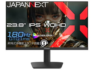 JAPANNEXT �W���p���l�N�X�g WQHD�Ή� 23.8�^�t���f�B�X�v���C/HDMI×2�ADP×1/�u���b�N/�X�s�[�J�[��/2�N�ۏ� JN-IPS238G180Q2-HSP �P�i�w���̂݉i���ꏤ�i�ł���Ε����w���j �N���W�b�g�J�[�h ���