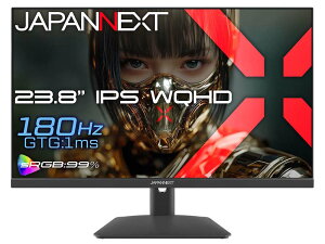 JAPANNEXT �W���p���l�N�X�g WQHD�Ή� 23.8�^�t���f�B�X�v���C/HDMI×2�ADP×1/�u���b�N/�X�s�[�J�[��/2�N�ۏ� JN-IPS238G180Q2 �P�i�w���̂݉i���ꏤ�i�ł���Ε����w���j �N���W�b�g�J�[�h �����