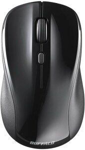 BUFFALO �o�b�t�@���[ Bluetooth�}�E�X BlueLED 3�{�^�� �É� �u���b�N BSMBB110BK
