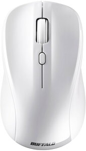 BUFFALO �o�b�t�@���[ Bluetooth�}�E�X BlueLED 3�{�^�� �É� �z���C�g BSMBB110WH