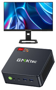 GMKtec+Titan Army GMKtec M6 Ultra �~�jPC�� Titan Army P2710R-QD�p�ȃQ�[�~���O���j�^�[�Z�b�g