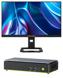 GMKtec+Titan Army �y������AI PC�Z�b�g�zGMKtec NucBox K13 �~�jPC�� Titan Army P2710V-QD�Q�[�~���O���j�^�[�Z�b�g