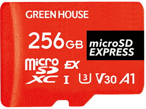 GREEN HOUSE �O���[���n�E�X microSD EXPRESS�J�[�h 256GB GH-SDM-DEXA256G