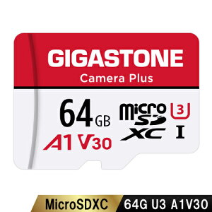 Gigastone microSDXC�J�[�h 64GB SD�J�[�h�P�[�X�t�� UHS-I U1 A1�X�y�b�N �ő�ǂݎ�葬�x95MB/s GJMX-64GA1U3R