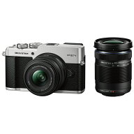 OM SYSTEM オーエムシステム PEN ダブルズームキット SLV シルバー ミラーレス一眼カメラ 【OM SYSTEM PE…