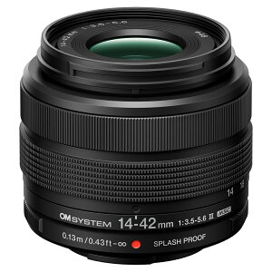 OM SYSTEM �I�[�G���V�X�e�� M.ZUIKO DIGITAL 14-42mm F3.5-5.6 III BLK �W���Y�[�������Y