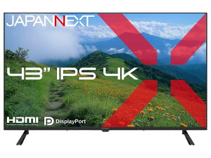 JAPANNEXT �W���p���l�N�X�g 4K�Ή� 43�^�t���f�B�X�v���C/HDMI×2�ADP×2/�u���b�N/�X�s�[�J�[/2�N�ۏ� JN-IPS43U �P�i�w���̂݉i���ꏤ�i�ł���Ε����w���j ����n�� �N���W�b�g�J�[�h �����