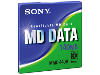コンパクトサイズで140メガバイトの大容量 SONY ソニー 【SALE／74%OFF】 97％以上節約 MMD-140B 140MB 記録用MDデータ