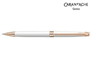 CARAN dACHE カランダッシュ ホワイト・ローズゴールド メカニカルペンシル 0.7mm 4761-001