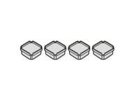 SHARP シャープ 洗濯機用 据付脚(高さ2.7cm 4個) (2101100603)