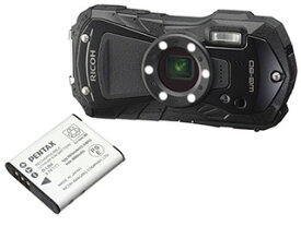 RICOH リコー RICOH WG-80（ブラック）＋D-LI92バッテリーセット【wg80set】