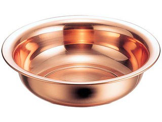 SHINKO 新光金属 純銅 洗面器 クリアランスsale 期間限定 ４．１Ｌ 海外輸入 Ｓ－９３５０ ３２cm