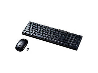 サンワサプライ 【5個セット】 サンワサプライ マウス付きワイヤレスキーボード SKB-WL34SETBKX5