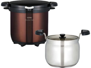サーモス 真空保温調理器 シャトルシェフ 4 5l Kbg 4500 Cbw クリアブラウン 鍋 価格比較 価格 Com