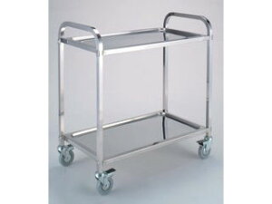 【大型商品の為配送時間指定不可】 EBM 江部松商事 【代引不可】EBM ステンレス キッチンワゴン 2段 S850 ※個人宅様への発送は不可となります。