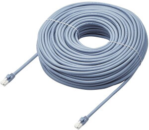 ELECOM GR Cat6A LANP[u 50m LD-GPAT/BU50/RS