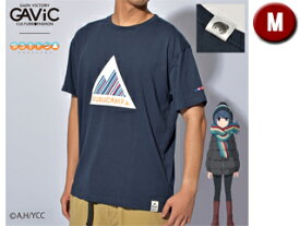 ネイビー　紺　M　L　Tシャツ　ティーシャツ　半袖 GAViC/ガビック テントロゴTシャツ Mサイズ (ネイビー) GA4505 GAViC×ゆるキャン△ ゆるキャン　キャンプ　アウトドア　レジャー　コラボ　 GAViC　ガビック　メンズ　レディース　大きめ　釣り　山登り