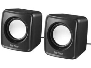 BUFFALO バッファロー PC用スピーカー USB電源コンパクトサイズ ブラック BSSP100UBK