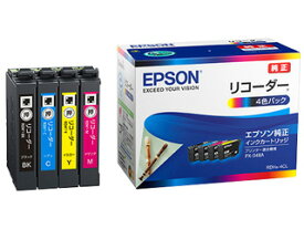 EPSON/エプソン 【純正】インクカートリッジ（4色パック/ブラック、シアン、マゼンタ、イエロー） RDH-4CL 【リコーダー】