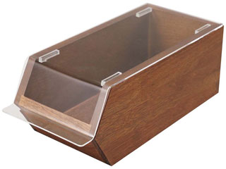 訳ありセール 格安 EBM 木製オーガナイザーボックス用蓋 アクリル樹脂 メーカー直送