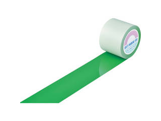 J.G.C./日本緑十字社 ガードテープ(ラインテープ) 148132 屋内用 100mm幅×100m 緑 粘着テープ