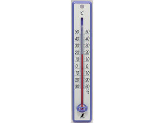 SHINWA シンワ測定 温度計 プラスチック製 ブルー 安全 低価格 25cm 48356