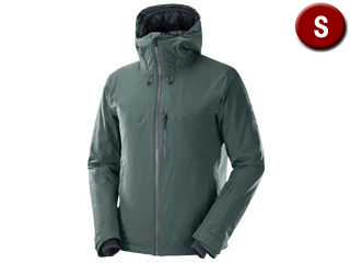 スキーで必要なすべての機能を装備するジャケット SALOMON サロモン UNTRACKED JKT M メンズ Sサイズ PACIFIC HEATHER 特別セール品 GREEN GABLES 無料サンプルOK LC1586500