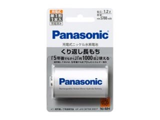 Panasonic パナソニック BK-1MGC1 予約販売 信頼 単1形 ニッケル水素電池