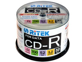 RiTEK/ライテック CD-R700EXWP.50RT C データ用CD-R 50枚入りスピンドルケース