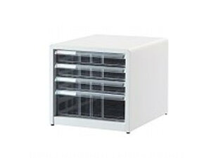 Nakabayashi/ナカバヤシ AL-44-W アバンテV2 レターケースA4 浅3段×深1段 ホワイト