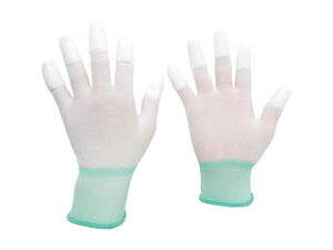 MIDORI ANZEN ミドリ安全 品質管理用手袋(指先コート) 10双入 Mサイズ MCG501N-M