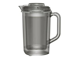 THERMOS サーモス 透明2重ドリンクピッチャー TPJ-1600　ブラック