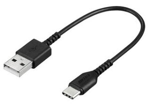BUFFALO obt@[ USB2.0 Type-CP[u A-C 0.1m ubN BSMPCAC101BK