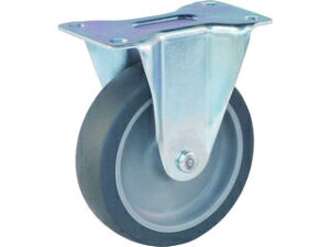 TRUSCO トラスコ中山 台車用キャスター Φ100 エラストマー車 固定 TYSR-100EL